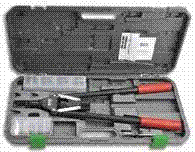M34606 / 325-RNK Heavy duty Rivet Nut tool  with  case, mandrels
noses to set 10-24 up to 3/8-16