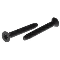 1/4-20X5 6LOBE TORX T30 FLAT HEAD TYPE F THREAD CUTTING SCREW PHOS OIL WAX