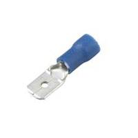 CF-432005 Vinyl Push-On Terminal, Male, Partially-Insulated, .250", Blue, 16-14 Ga (100 MIN)