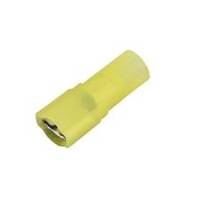 3M 73F-250-32-NL, Nylon Push-On Terminal, Female, Fully Insulated, .250&quot;, Yellow, 12-10 Ga (100 MIN