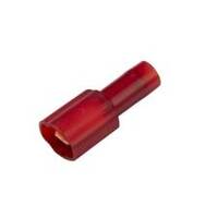 CF-630185 3M 71M-187-20-NBL, Nylon & Brass Sleeve Push-On Terminal, Male, Fully Insulated, .187", Red, 22-18
