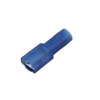 CF-694185 3M 72F-187-20-NBL, Nylon & Brass Sleeve Push-On Terminal, Female, Fully Insulated, .187", Blue, 16-