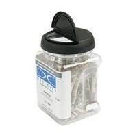 Clear View Heat Shrink &amp; Crimp Butt Connector Jar, 60pc, Yellow Stripe, 12-10 Gauge (1 MIN)