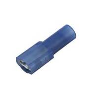 3M 72F-187-20-NL, Nylon Push-On Terminal, Female, Fully Insulated, .187&quot;, Blue, 16-14 Ga (100 MIN)