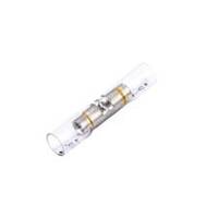 Clear-View Heat Shrink &amp; Crimp Butt Connector, Yellow Stripe, 12-10 Ga (10 MIN)