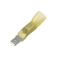 CF-966765LF Lead-Free Heat Shrink & Solder Push-On Terminal, Male, .250", Yellow, 12-10 Ga (10 MIN)