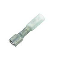CF-977835LF Lead-Free Heat Shrink, Crimp, & Solder Push-On Terminal Female, .250", Blue, 16-14 Ga (10 MIN)
