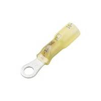 CF-993085 Heat Shrink & Crimp Long Neck Ring Terminal, 8 Stud, Yellow, 12-10 Ga (10 MIN)