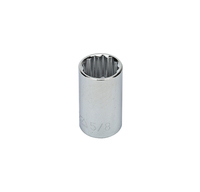 S23220 1/2" DRIVE SAE SOCKET - 5/8" STANDARD 12 Point