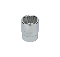 S23226 1/2" DRIVE SAE SOCKET - 13/16" STANDARD 12 Point