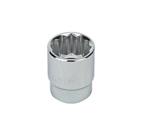 S23230 1/2" DRIVE SAE SOCKET - 15/16" STANDARD 12 Point