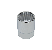 S23232 1/2" DRIVE SAE SOCKET - 1" STANDARD 12 Point