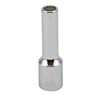 S23312 1/2" DRIVE SAE SOCKET - 3/8" DEEP 12 Point