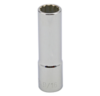 S23318 1/2" DRIVE SAE SOCKET - 9/16" DEEP 12 Point
