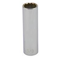 S23320 1/2" DRIVE SAE SOCKET - 5/8" DEEP 12 Point