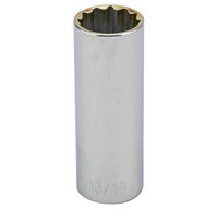 S23326 1/2" DRIVE SAE SOCKET - 13/16" DEEP 12 Point