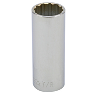 S23328 1/2" DRIVE SAE SOCKET - 7/8" DEEP 12 Point