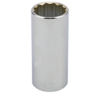 S23332 1/2" DRIVE SAE SOCKET - 1" DEEP 12 Point