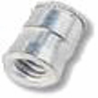 CFT1-2528, Nutsert Insert, 1/4-28 UNF-2B, Material Thickness (.030-Up) Round Body Splined, Low Pro
