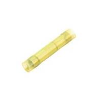 Nylon & Brass Sleeve Butt Connector, Yellow, 12-10 Ga (100 MIN)