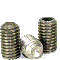 M3 - 0.50 X 3 MM SOCKET SET SCREWS CUP POINT COARSE STAINLESS STEEL A2 (18-8)