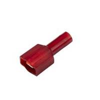 3M 71M-250-32-NBL, Nylon & Brass Sleeve Push-On Terminal, Male, Fully Insulated, .250", Red, 22-18