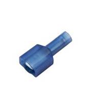 3M 72M-250-32-NBL, Nylon & Brass Sleeve Push-On Terminal, Male, Fully Insulated, .250", Blue, 16-14