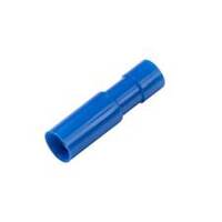 Nylon & Brass Sleeve Bullet Connector, Female, .156", Blue, 16-14 Ga (100 MIN)