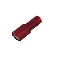 3M 71F-187-20-NBL, Nylon & Brass Sleeve Push-On Terminal, Female, Fully Insulated, .187", Red, 22-1