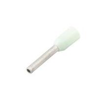 Insulated Wire Ferrule, Turquoise, 24 Ga (0.34mm sq), 0.24" (6mm) Pin Length (100 MIN)