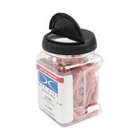 Heat Shrink & Crimp Butt Connector Jar, 150pc, Red, 22-18 Gauge (1 MIN)