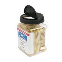 Heat Shrink & Crimp Butt Connector Jar, 75pc, Yellow, 12-10 Gauge (1 MIN)