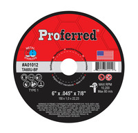 ABRASIVE CUT OFF WHEELS AND CHOP SAW WHEELS