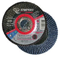 A10106 Flap Disc Type 29 - 5" x 5/8-11" Type 29, 60-Grit Zirconia Conical Flap Disc