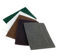 HAND PAD - 6" X 9" - MAROON - GENERAL PURPOSE NON-WOVEN