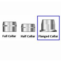 Avdel Avdelok LD 02615-01600 Flanged Lockbolt Collar; 1/2 Inch (0.500 Inch), Steel, Zinc Clear Tri