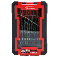 PROFERRED HSS DRILL BIT SETS - 21 Piece M2 HSS Jobber Drill Bit Set (Box Case)