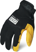 G06093 IRONCLAD EXO MOTOR & WORK GLOVES - L - EXO Pro Gold Cowhide Leather