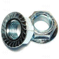 .12CHFNCL8Z/S-PKG M12 -1.75 DIN 692 CLASS 8 FLANGE NUT SOFT/SERRATED ZINC-BLUE