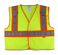 PROFERRED High Visibility VEST - M, Lime, ANSI Class 2 Hi Vi vests