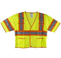 M18107 PROFERRED High Visibility VEST - 5XL, Lime, ANSI Class 3 Hi Vi vests