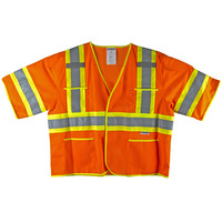 M18113 PROFERRED High Visibility VEST - XL, Orange, ANSI Class 3 Hi Vi vests