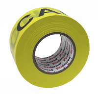 YELLOW BLACK CAUTION TAPE - 2.8IN X 1000FT, 0.035MM (1.3MIL) CAUTION TAPE