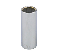 Proferred S20317 3/8 Drive Metric Socket 17 mm Deep 12 Point Proferred S20317 3/8 Drive Metric Socket 17 mm Deep 12 Point