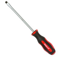 T26003 PROFERRED GO-THRU SCREWDRIVER - 1/4" (Slotted)x6" Red PP & Black TPV Handle
