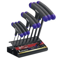 T34101 PROFERRED T-HANDLE HEX KEY SET - 8 PIECE (METRIC 2-10MM) Metric