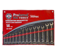 PROFERRED COMBINATION WRENCH SET - 14 piece (8MM - 22MM)