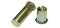 AELS8-518-150 5/16-18X(.027-.150  GRIP) KNURLED RIVET NUT STEEL AELS8-518-150 OPEN END