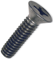 12C200FPMTZ 12-24 X 2 MACHINE SCREW FLAT HEAD PHILIPS ZINC-BLUE