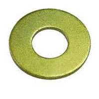 56NFWU8Y 9/16 HARD USS FLAT WASHER GRADE 8 ZINC-YELLOW